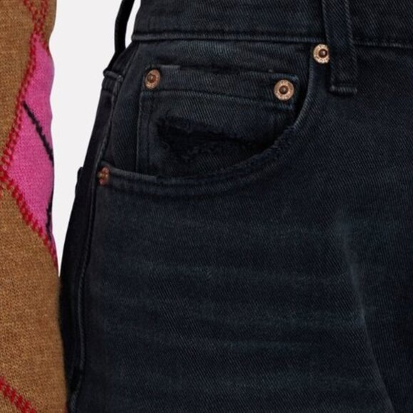 PISTOLA Keaton Distressed Straight-Leg Jeans in Taurus Destroyed Wash size 25 - Picture 3 of 8